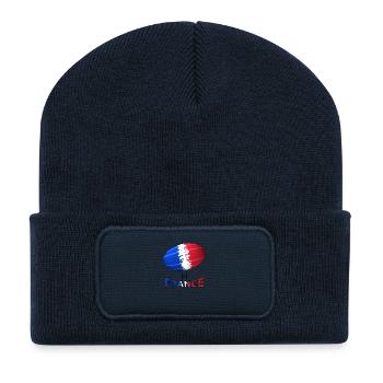 rugby - Recycelte Patch Beanie - French Navy - Vorne