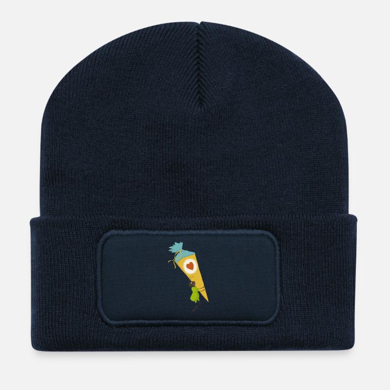 Ameise Schultüte - Recycelte Patch Beanie - French Navy