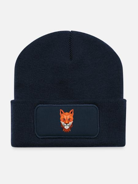 Fuchs - Recycelte Patch Beanie - French Navy