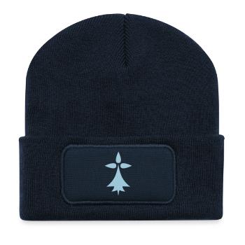 Breizh Hermine - Beanie recyclé à patch - bleu marine - Devant