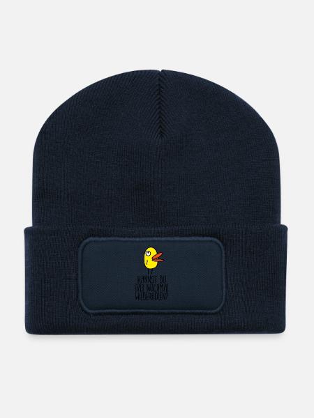 Wiederholen? - Recycelte Patch Beanie - French Navy