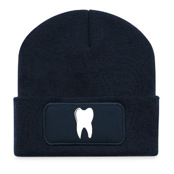 molar tooth - Recycled Patch Beanie - french navy - Front