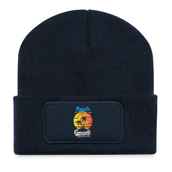 PuntaCanada Design 2 08.01.2023 - Recycled Patch Beanie - french navy - Front