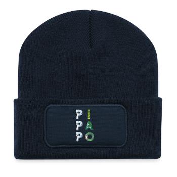 Pipapo - Wortschätze - vergessene Wörter - Recycelte Patch Beanie - French Navy - Vorne