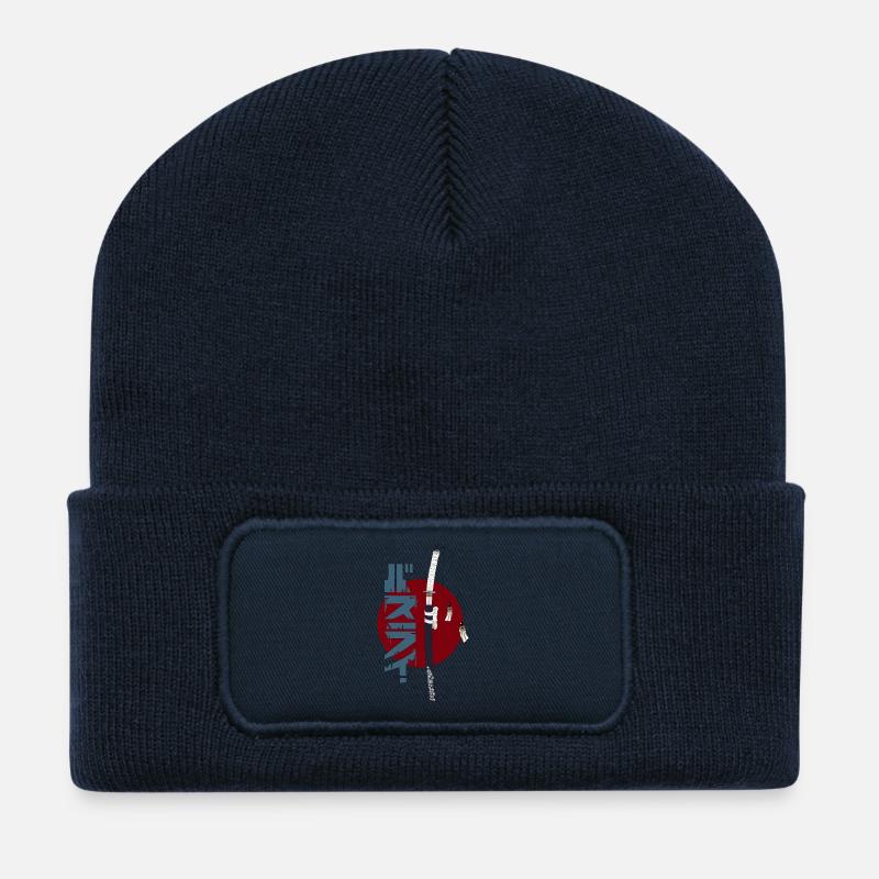 Katana - Recycelte Patch Beanie - French Navy