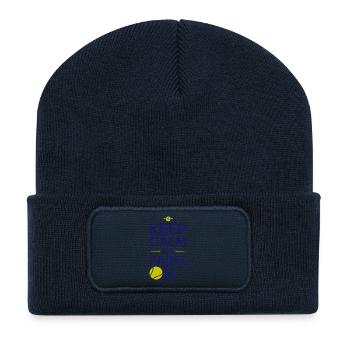 Keep calm and padel on 3 - Recycelte Patch Beanie - French Navy - Vorne