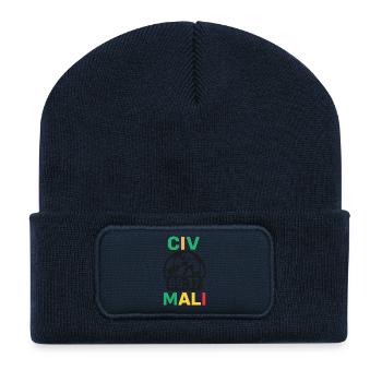 CIV vs Mali – 89:17 Too Late - Recycled Patch Beanie - french navy - Front