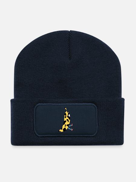 Süße Banane - Recycelte Patch Beanie - French Navy