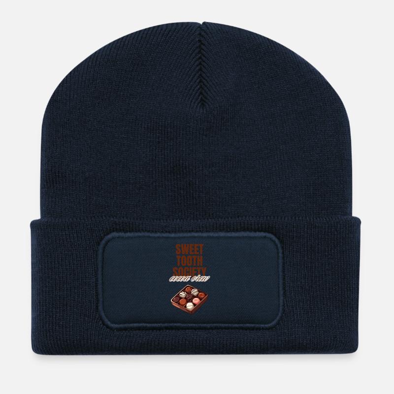Sweet Tooth Society Cocoa Crew - Recycelte Patch Beanie - French Navy