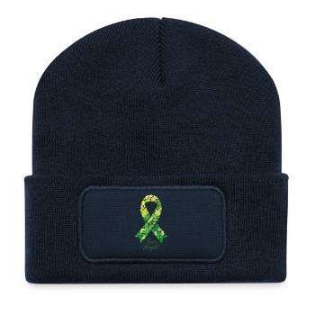 Hen Party Team Mojito Cocktail Bartender - Recycelte Patch Beanie - French Navy - Vorne