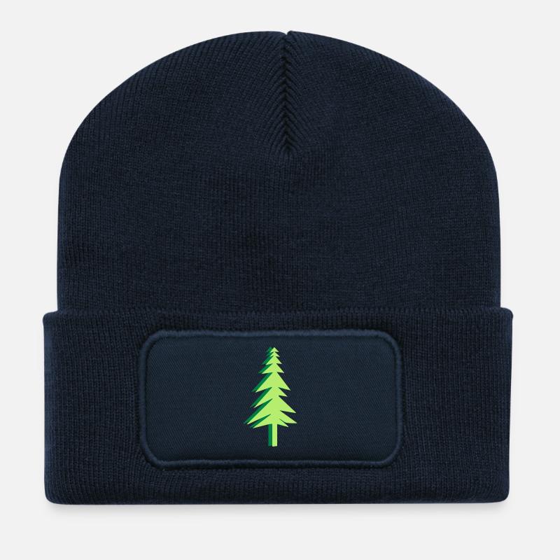 Wald - Recycelte Patch Beanie - French Navy