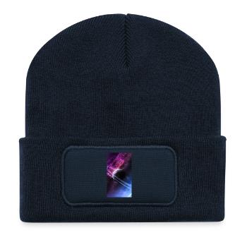 erhaltene Galaxie - Recycelte Patch Beanie - French Navy - Vorne