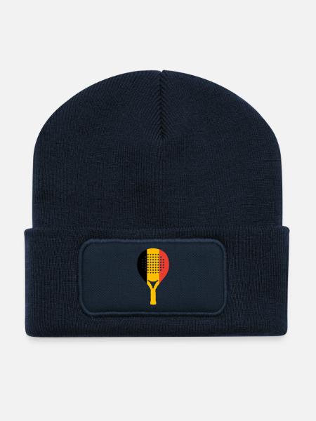 padel-belgium - Recycled Patch Beanie - french navy
