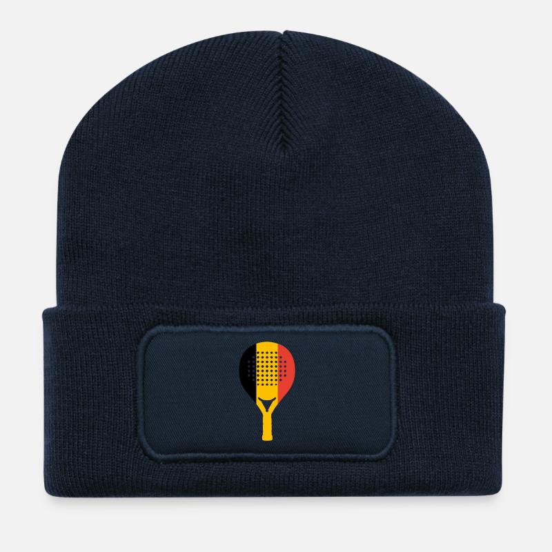 padel-belgium - Recycled Patch Beanie - french navy