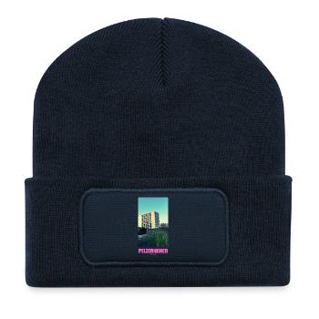PELZERHAKEN _ OSTSEE _ NEUSTADT IN HOLSTEIN  - Recycelte Patch Beanie - French Navy - Vorne
