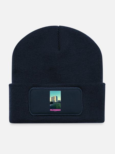 PELZERHAKEN _ OSTSEE _ NEUSTADT IN HOLSTEIN  - Recycelte Patch Beanie - French Navy