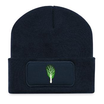 bettes - Beanie recyclé à patch - bleu marine - Devant