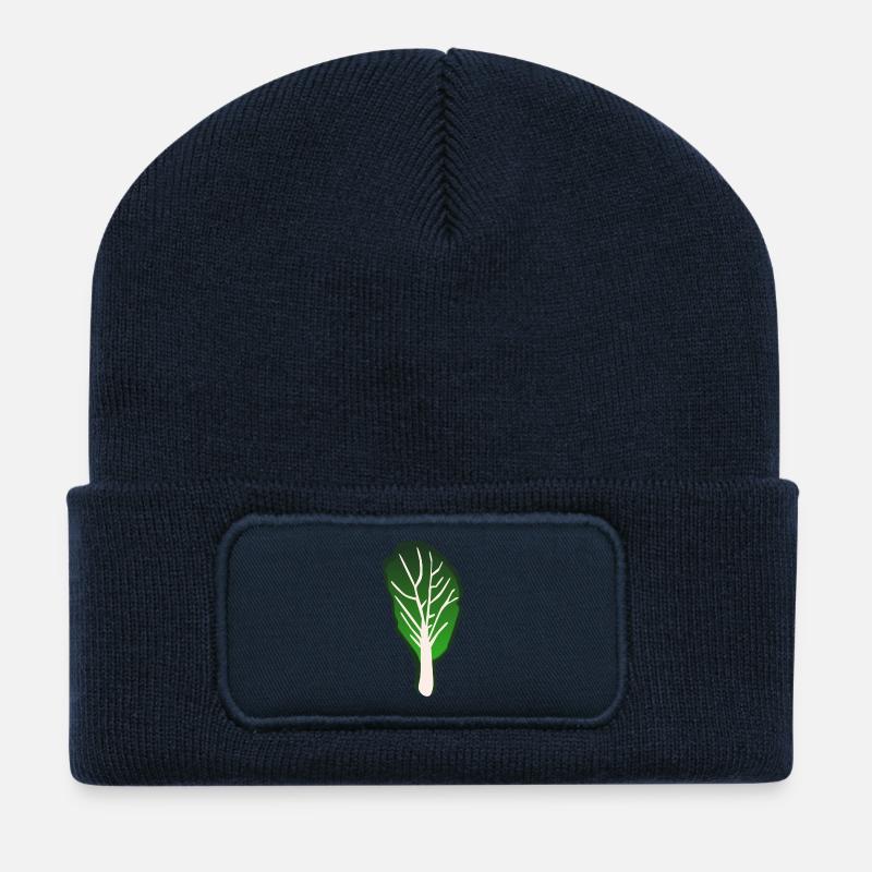 bettes - Beanie recyclé à patch - bleu marine