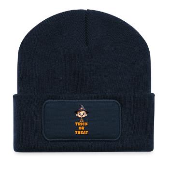 Halloween Trick or Treat - Recycled Patch Beanie - french navy - Front