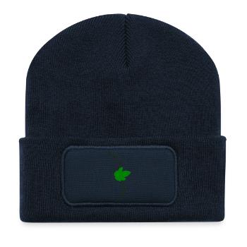 Stork - Recycled Patch Beanie - french navy - Front