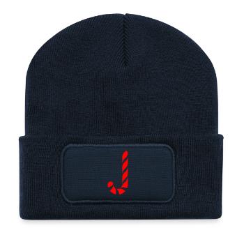 Zuckerstange - Recycelte Patch Beanie - French Navy - Vorne