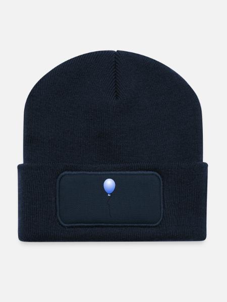 Ballon - Blau - Recycelte Patch Beanie - French Navy