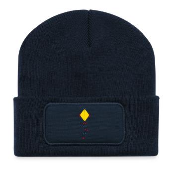 Dragon colorful autumn - Recycled Patch Beanie - french navy - Front