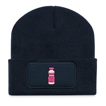 MOTIVATION SPORTIVE DE MAMAN - Beanie recyclé à patch - bleu marine - Devant