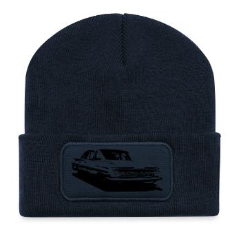 me_oldtimerbuick - Recycelte Patch Beanie - French Navy - Vorne