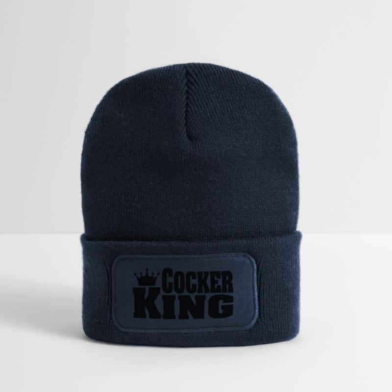 COCKER KING Cocker Beanie recyclé à patch