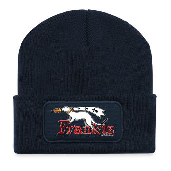 Frankiz (Liberté) - Beanie recyclé à patch - bleu marine - Devant