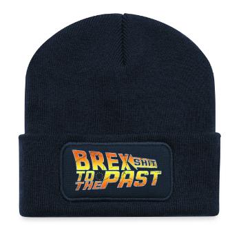 Anti Brexit - BrexSHIT - BREXSH*T - Recycled Patch Beanie - french navy - Front