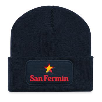 Stars of Spain - San Fermin - Recycled Patch Beanie - french navy - Front