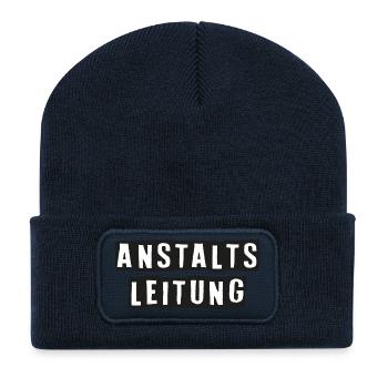 Anstaltsleitung - Recycelte Patch Beanie - French Navy - Vorne