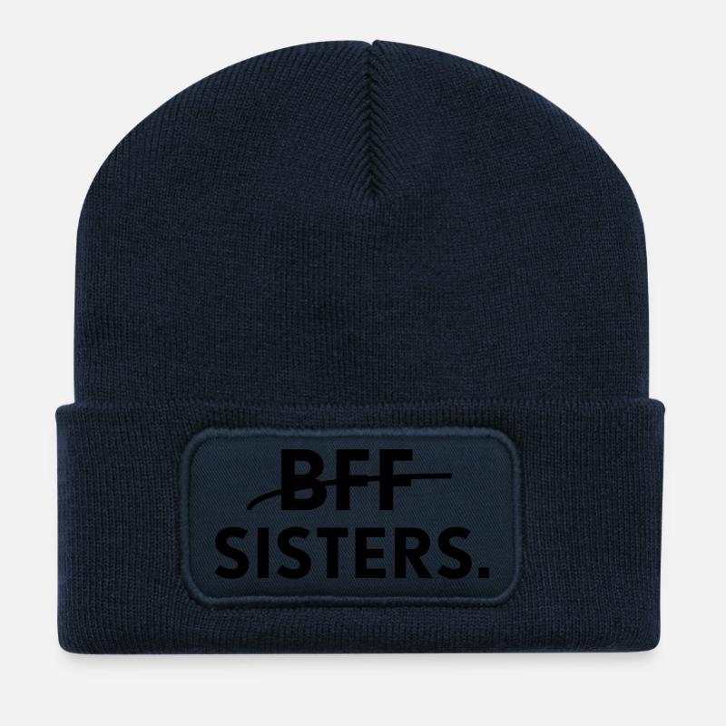 bff sisters - Recycelte Patch Beanie - French Navy
