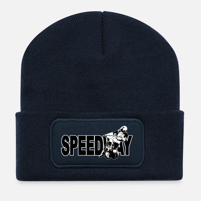 Speedway Racing - Recycled Patch Beanie - french navy