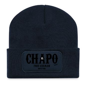 Chapo Mask - Recycled Patch Beanie - french navy - Front