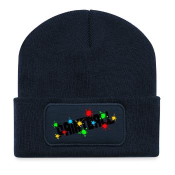 Paintball logo - Recycled Patch Beanie - french navy - Front