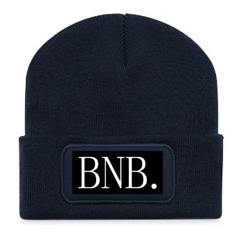 [HD] BNB - Beanie recyclé à patch - bleu marine - Devant
