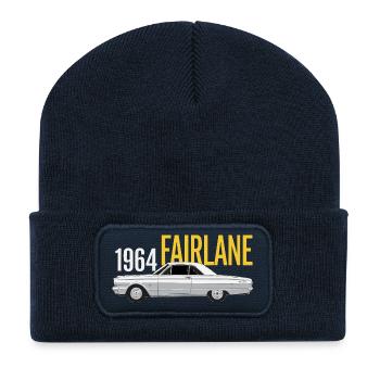 FAIRLANE 1964 - Beanie recyclé à patch - bleu marine - Devant
