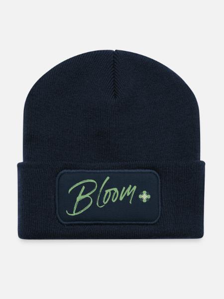 Blühen - Recycelte Patch Beanie - French Navy