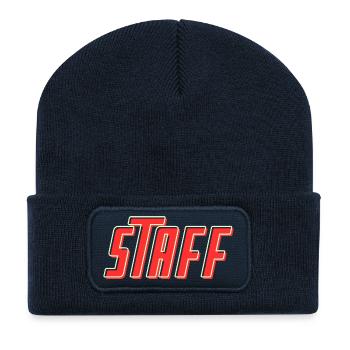 STAFF Team Member - Personal - Crew - Mitarbeiter - Recycelte Patch Beanie - French Navy - Vorne