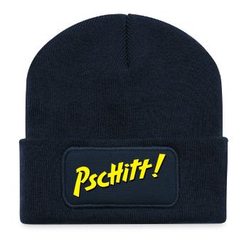 Lemon Spray - Recycled Patch Beanie - french navy - Front