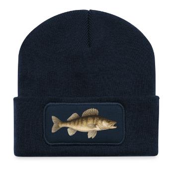 Zander Bait Zander Fishing Zander Angler Zander - Recycled Patch Beanie - french navy - Front