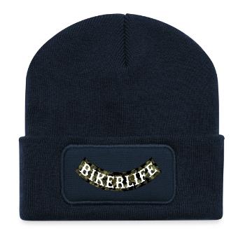 camouflage_bikerlife - Recycled Patch Beanie - french navy - Front