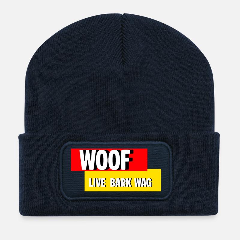 Wuff - Recycelte Patch Beanie - French Navy