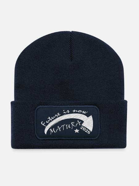 Matura 2026 - Recycelte Patch Beanie - French Navy