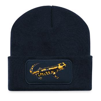 Fire salamander design - Recycled Patch Beanie - french navy - Front