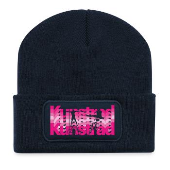 Cyclisme artistique, cyclisme artistique, vélo en salle - Beanie recyclé à patch - bleu marine - Devant