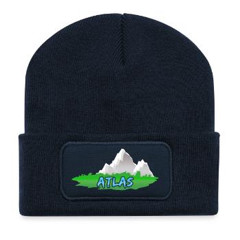 Design - Recycled Patch Beanie - french navy - Front